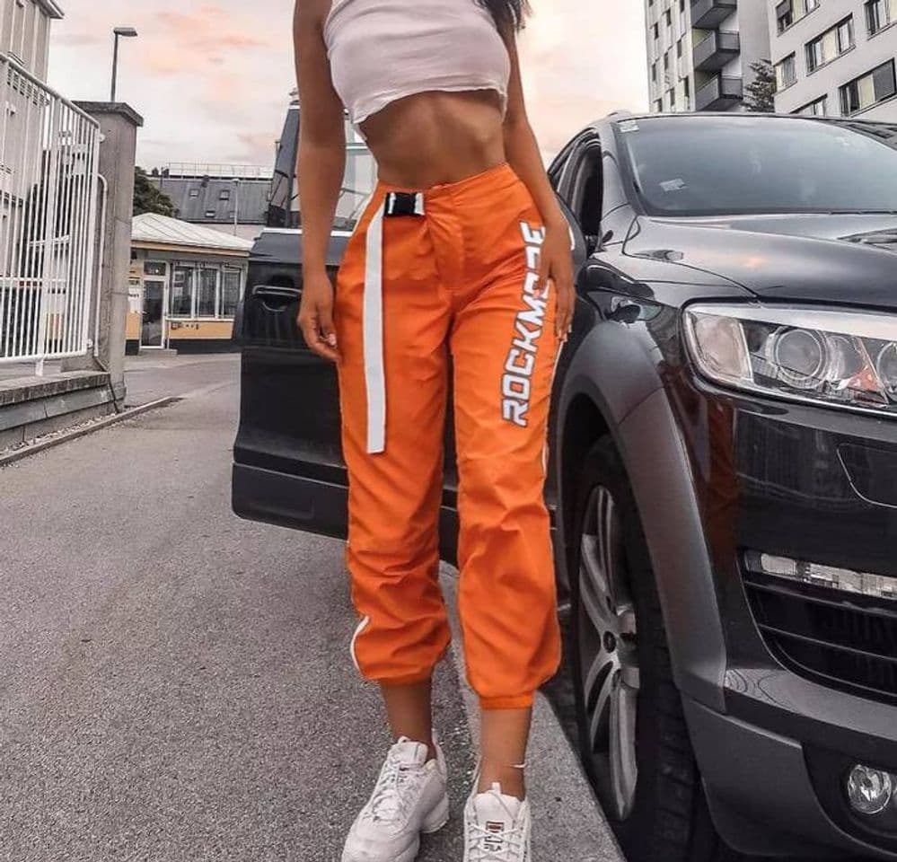 Moda Rockmore orange trousers