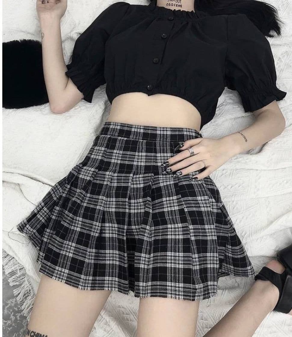 Fashion Plaid skirt