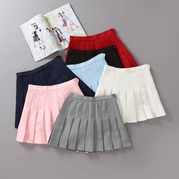 Moda High waist tennis pleated skirt 