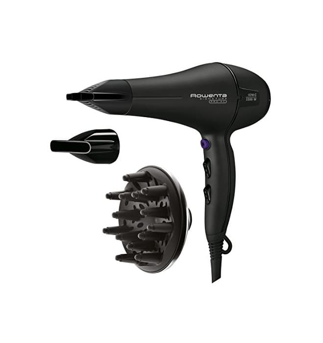 Belleza Rowenta Signature Pro CV7840F0 - Secador de pelo motor Profesional AC de