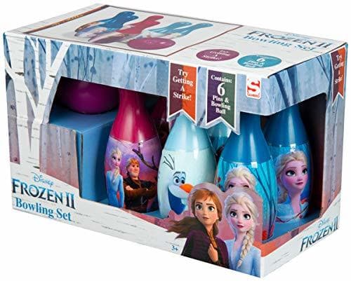 Product Disney Frozen 2 Juego de Bolos para Niños con Anna y Elsa,