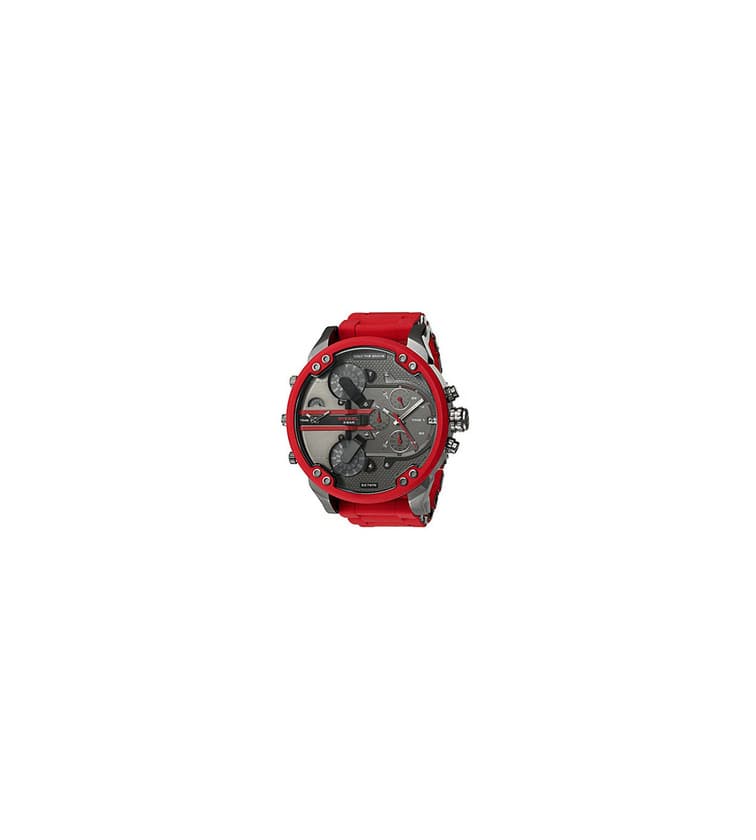 Fashion Diesel Reloj analogico para Hombre de Cuarzo con Correa en Silicona DZ7370