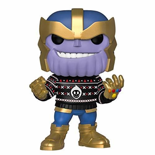 Juego Funko Pop Bobble Vinyle Marvel: Holiday-Thanos Figura Coleccionable, Multicolor