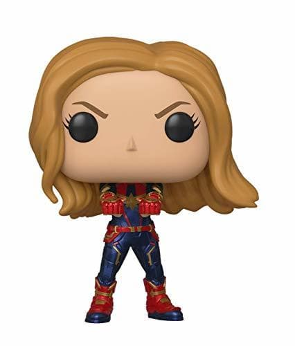 Juego Funko- Pop Bobble: Avengers Endgame: Captain Marvel Capitana Collectible Figure, Multicolor, Estándar