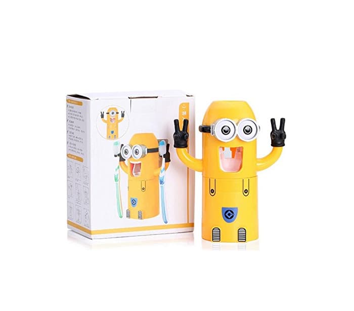 Product Dispensador de pasta de dientes de Minions – Soporte para cepillo de