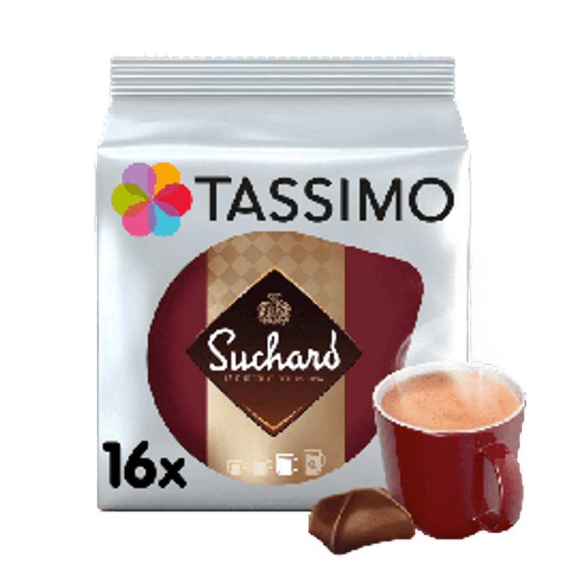 Moda Suchard Hot Chocolate T DISCs - 16 unidades - Tassimo