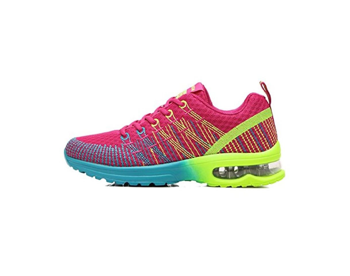 Product Zapatos de Running Para Mujer Zapatillas Deportivo Outdoor Calzado Asfalto Sneakers Rojo 38