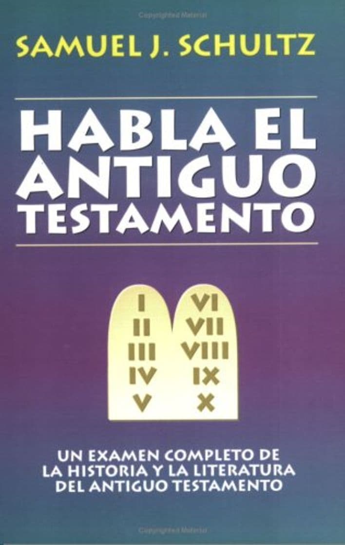 Book Habla El Antiguo Testamento