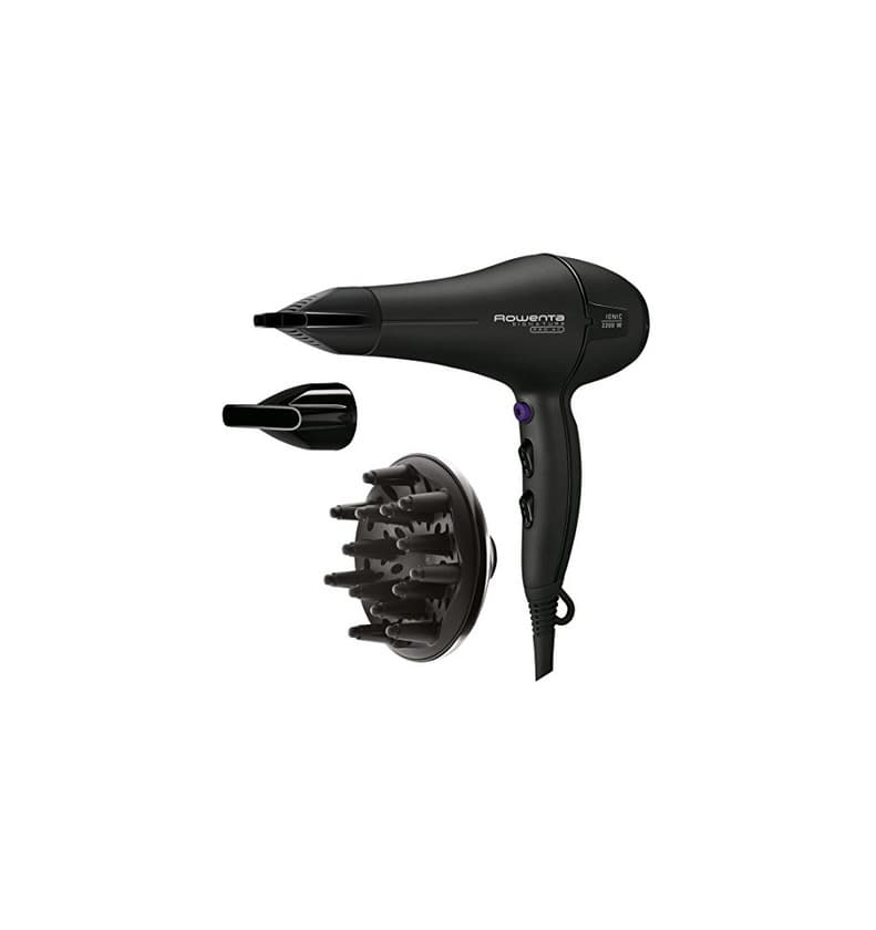 Belleza Rowenta Signature Pro CV7840F0 - Secador de pelo motor Profesional AC de