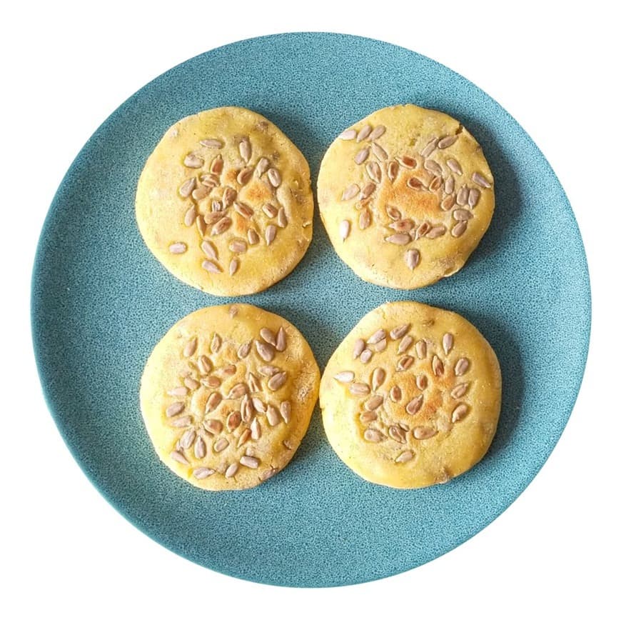 Moda Arepas con semillas de girasol