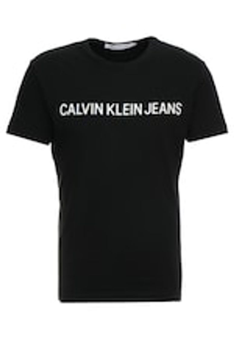 Fashion Calvin Klein Jeans CORE INSTITUTIONAL LOGO TEE - ck black