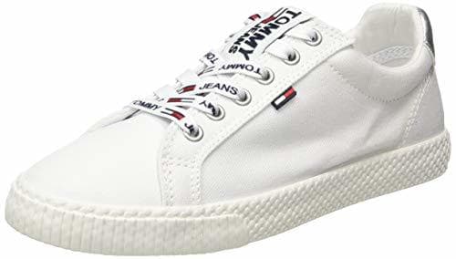 Product Tommy Hilfiger Tommy Jeans Casual Sneaker, Zapatillas para Mujer, Blanco