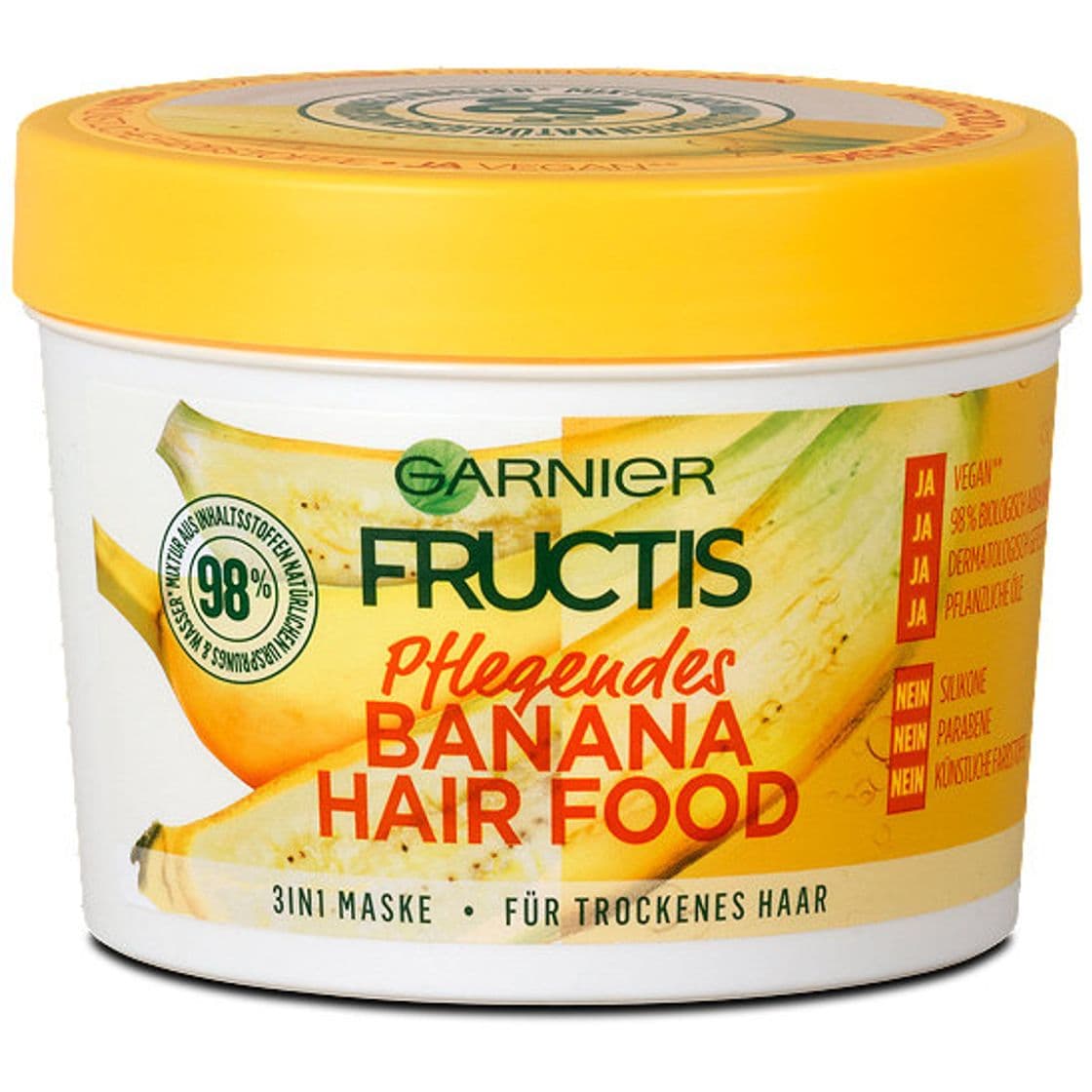 Producto Garnier Fructis pflegendes Banana Hair Food Kur 390 ml