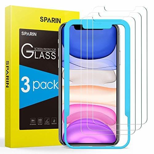 Electrónica SPARIN [3-Pack] Cristal Templado iPhone 11/XR