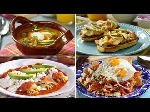 Moda 4 Desayunos Mexicanos Fáciles - YouTube