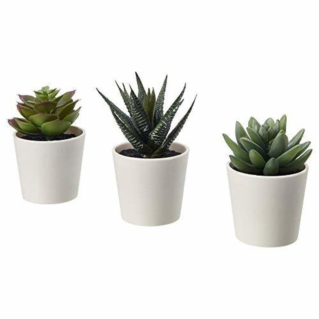 Home Ikea FEJKA - Juego de 3 Mini Plantas de Escritorio con ventosas