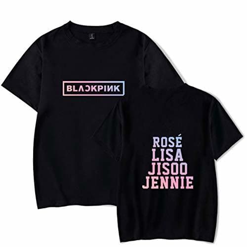 Product KPOP Blackpink Camiseta de Manga Corta de algodón de Verano Unisex Harajuku