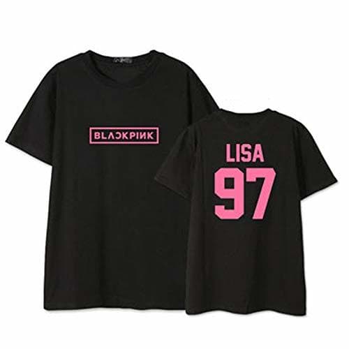 Product Blackpink Fans KPOP Manga Corta Camiseta Unisex Lisa Jisoo Top Tees