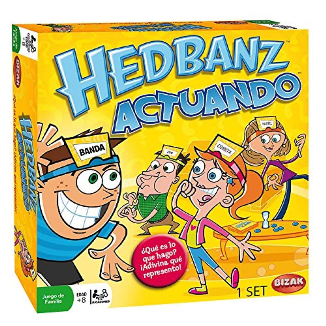 Product Juegos Bizak - Hedbanz actuando