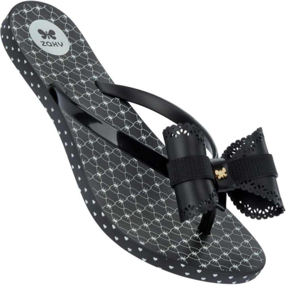 Fashion Chinelo Zaxy Com Laço