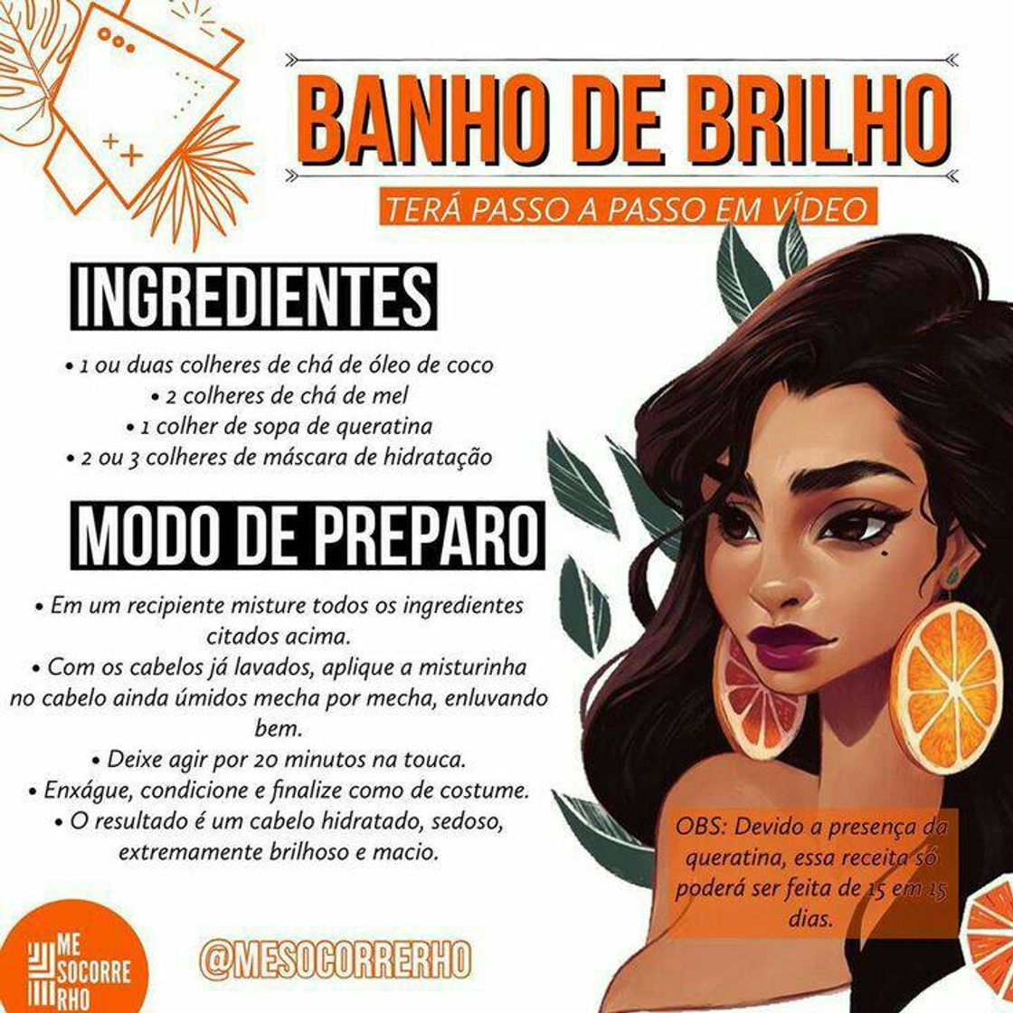 Fashion Banho de brilho caseiro