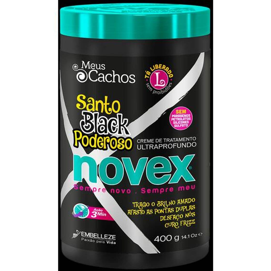 Product Creme de Tratamento Novex Meus Cachos Santo Black Poderoso 