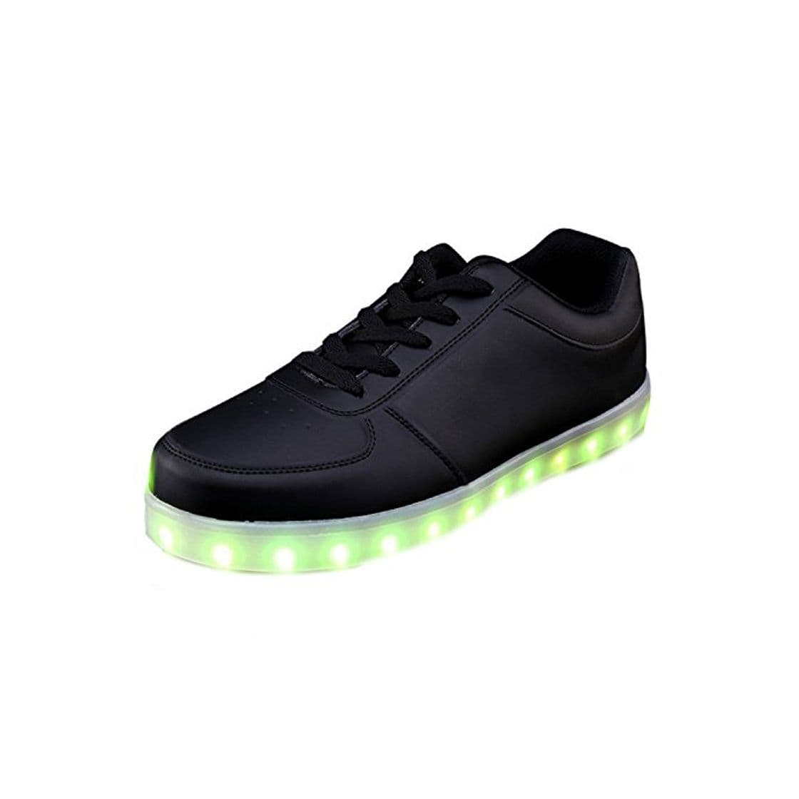 Product Presente:pequeña Toalla) Negro Low Cut EU 46, Flash Unisex de LED Hombres