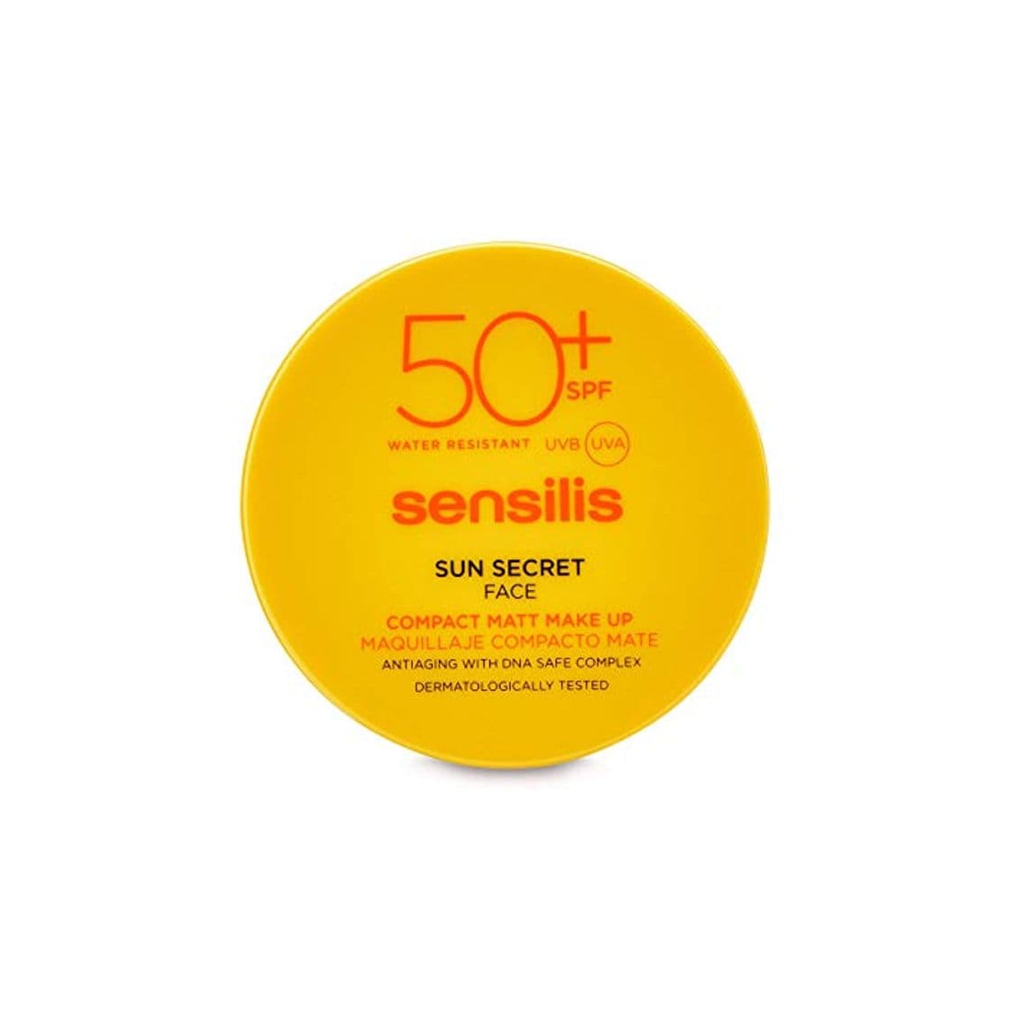 Producto Sensilis Sun Secret - Maquillaje Compacto de Acabado Mate con SPF50