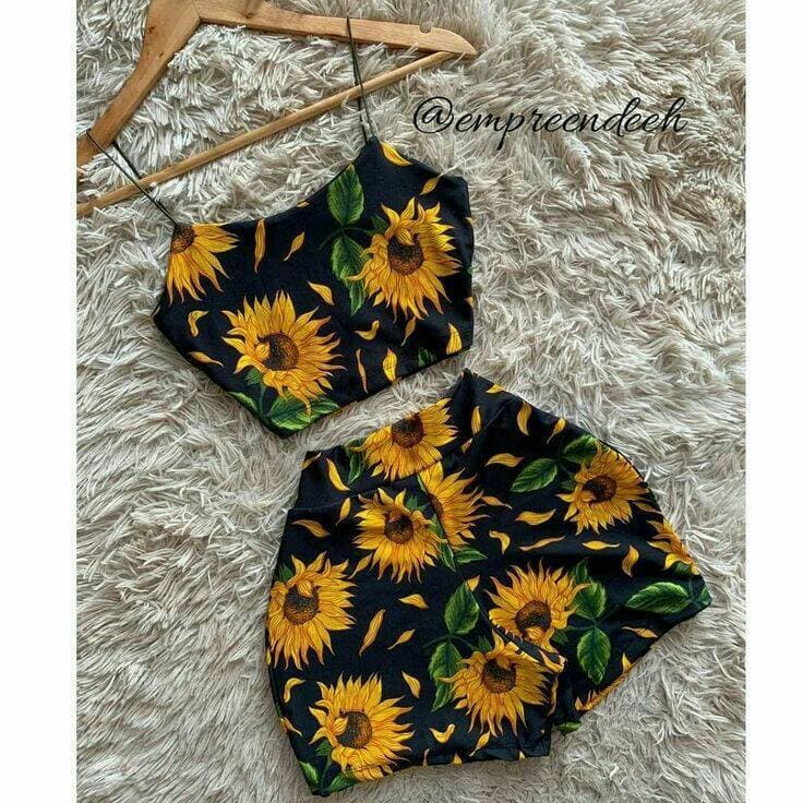 Fashion Conjunto girassol 🌻