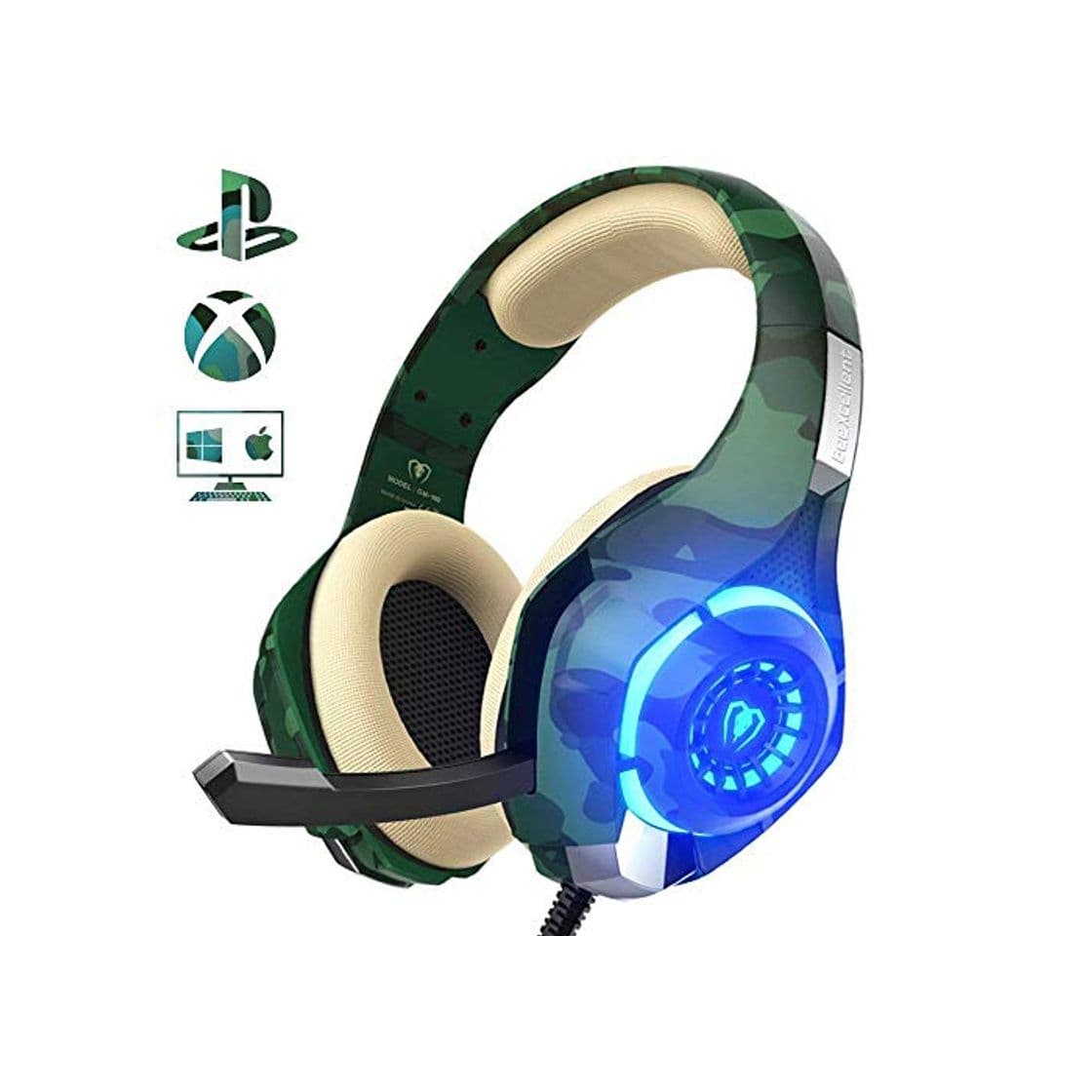 Producto Auriculares Gaming para PS4 Xbox One Nintendo Switch