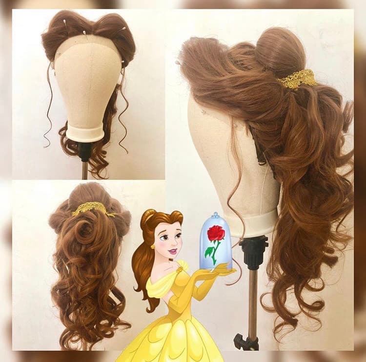 Fashion Peluca de Bella (Beauty and Beast)