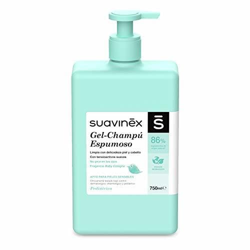 Producto Suavinex – Gel-champú espumoso para bebés. No Pica en los Ojos. Textura