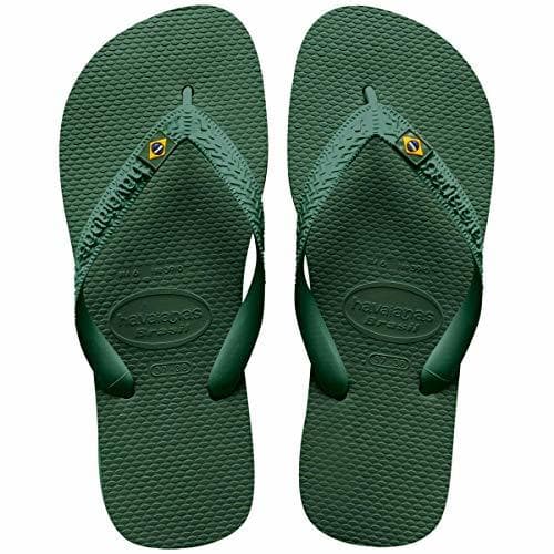 Product Havaianas Brasil, Chanclas Unisex Adulto, Verde