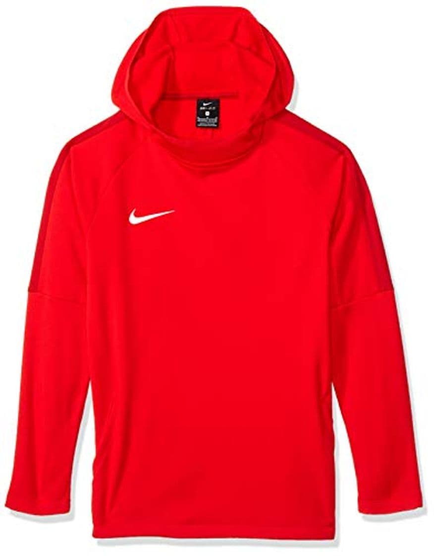 Moda NIKE Dry Academy 18 Football H Sudadera, Niños, Rojo