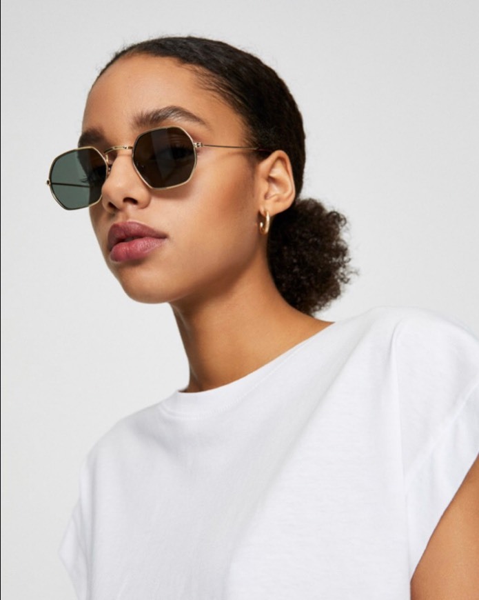 Fashion PULL AND BEAR - Gafas de sol montura geométrica 