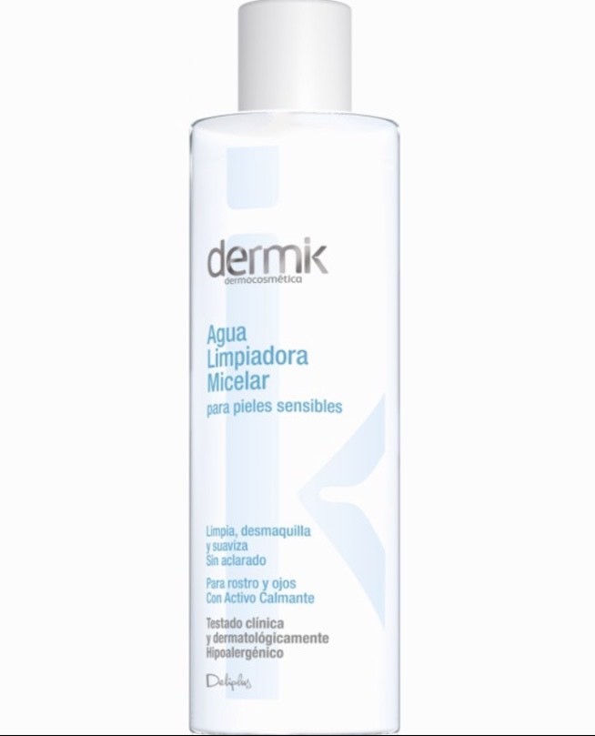 Fashion DERMIK-Agua limpiadora micelar con activos calmantes 