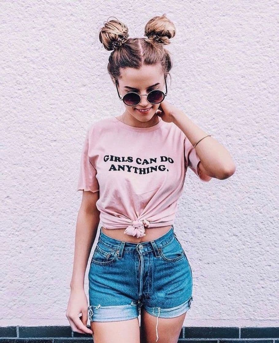 Fashion T-shirt rosa + short ✨