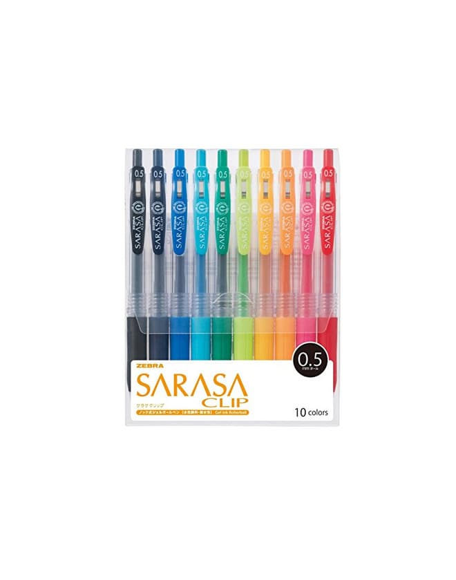 Producto Zebra Sarasa Clip 0.5, 10 Color Set