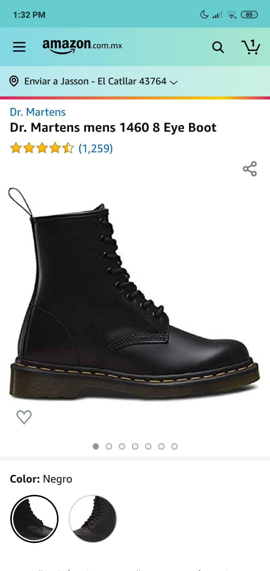 Moda Dr. Martens mens 1460 8 Eye Boot


