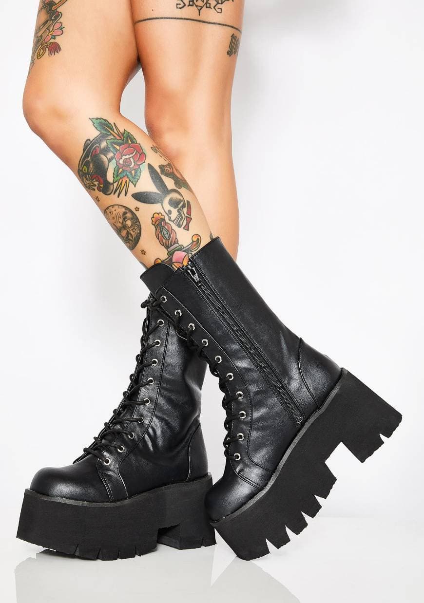 Moda Demonia Sacred Ashes Platform Boots | Dolls Kill