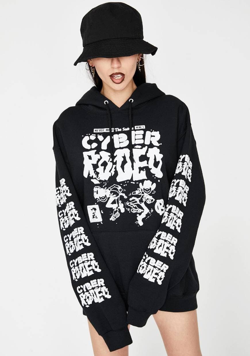 Moda Popgang Records Cyber Rodeo Hoodie | Dolls Kill