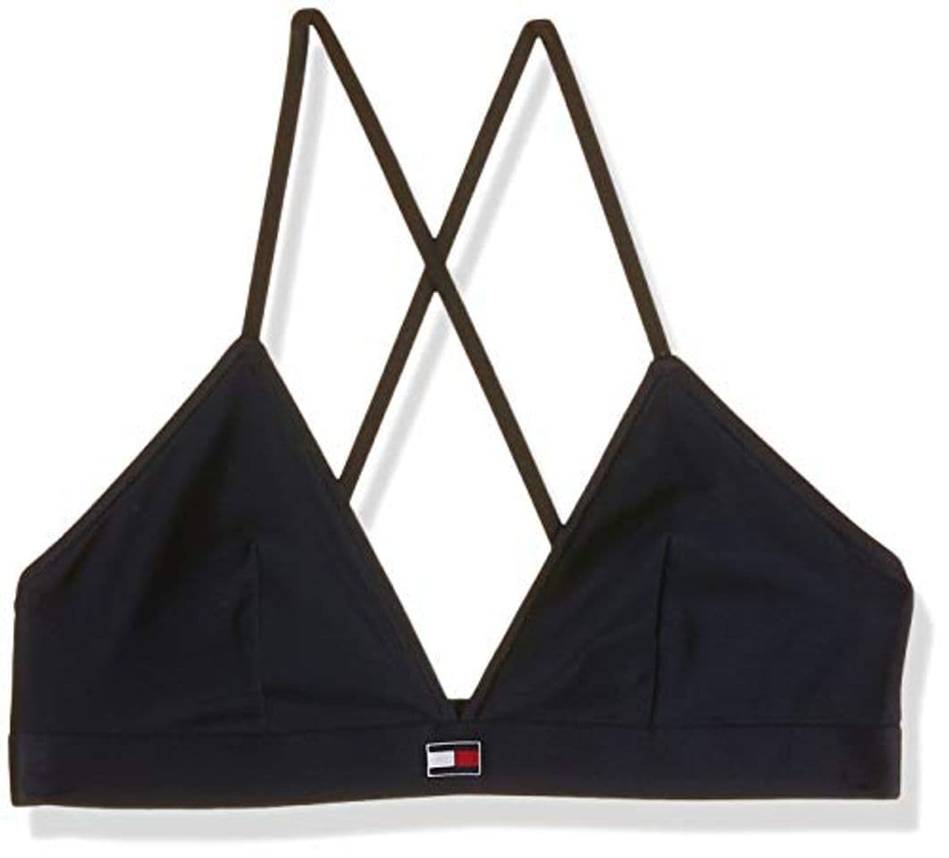 Fashion Tommy Hilfiger Triangle Bra Sujetador de triángulo, Azul