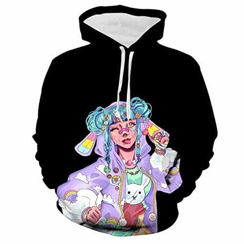 Producto Harajuku Style Sudaderas con capucha para mujer con estampado 3D