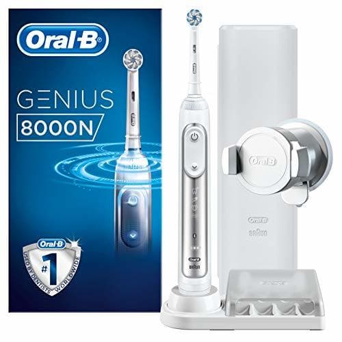 Beauty Oral-B Genius 8000 Cepillo Eléctrico con Tecnología de Braun Plata