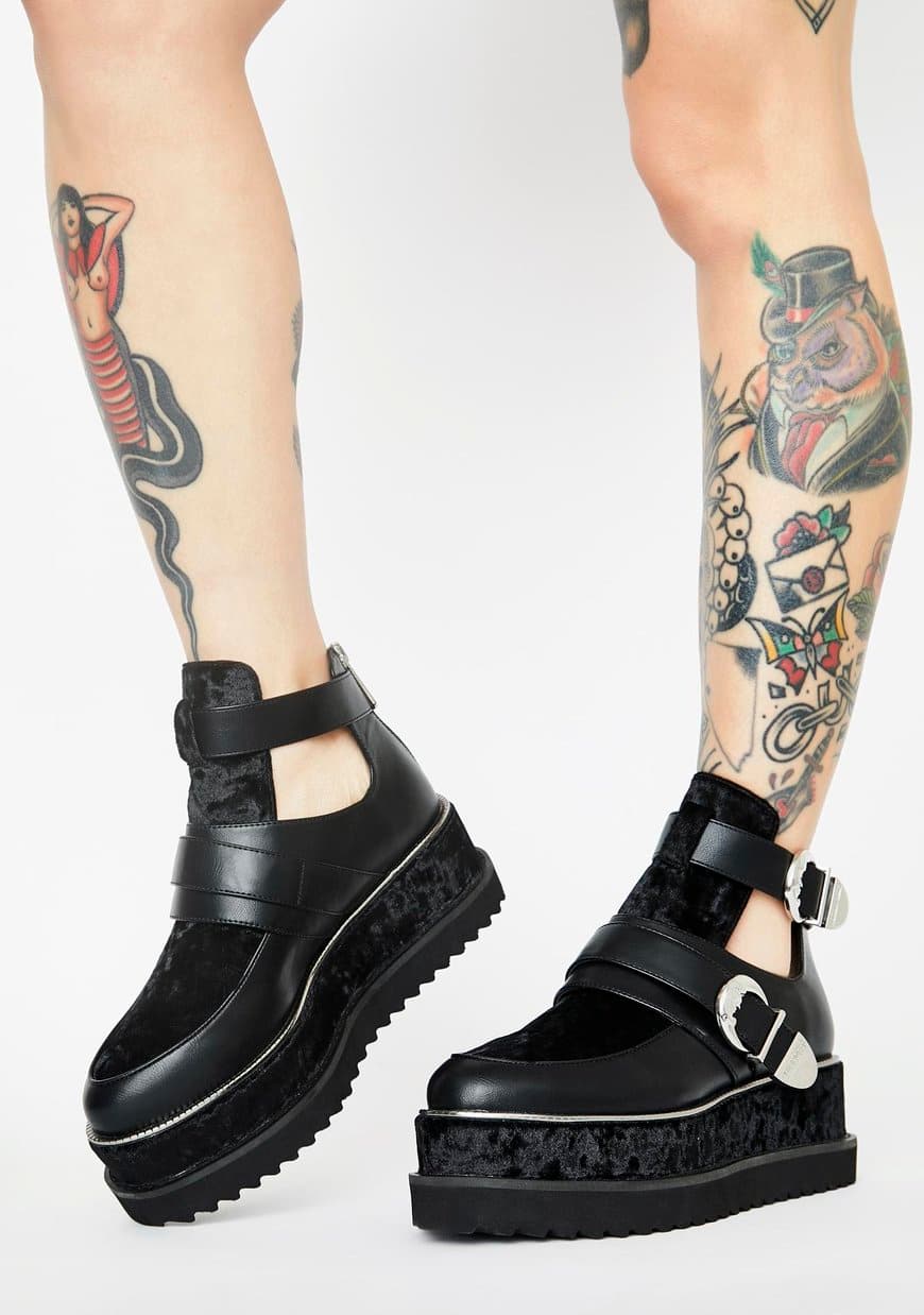 Fashion Killstar Oracle Stacked Creepers | Dolls Kill