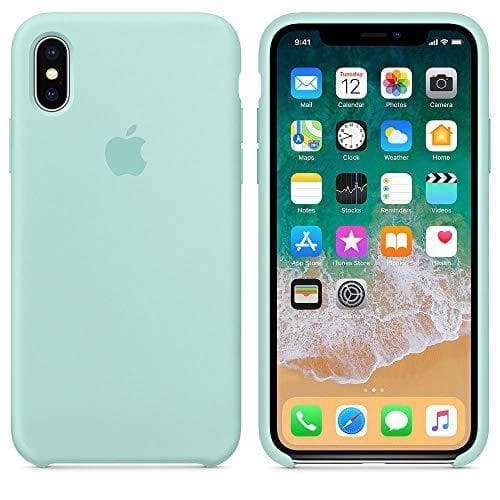 Electrónica Funda Silicona para iPhone XR Silicone Case, Textura Suave, Forro Microfibra