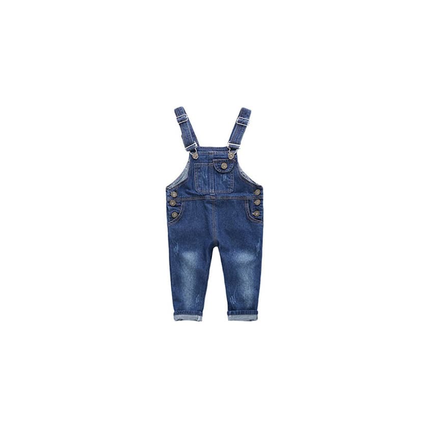 Producto r.b.hickory Niños Bebé Pantalones de Peto Vaqueros Overalls Pantalón Largo Ajustable 12-18