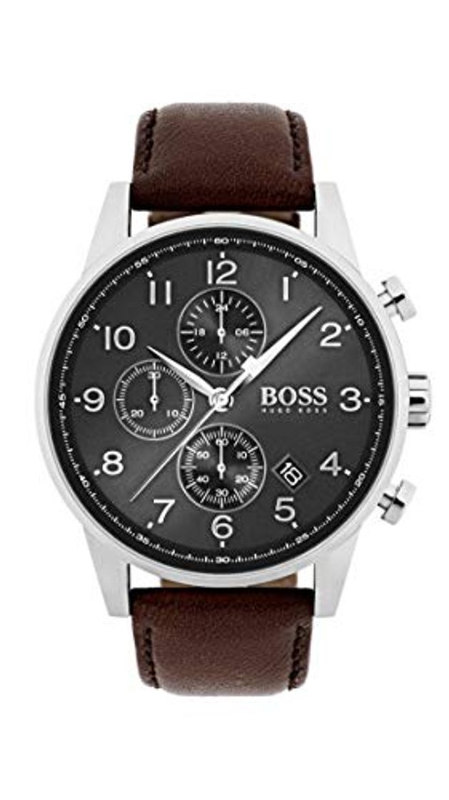 Product Hugo BOSS Reloj Cronógrafo para Hombre de Cuarzo con Correa en Cuero 1513494