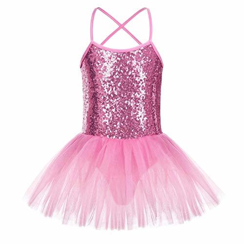 Producto FONLAM Vestido Maillot de Ballet para Niña Vestido Danza Gimnasia Patinaje Tutú