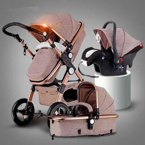 Product Gold Baby Brand Baby Stroller 3 in 1 with Car Safety Seat